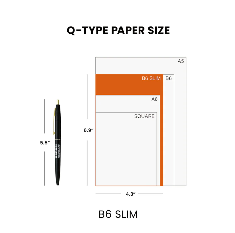 2026 Monthly Planner Shine B6 Slim - Light Blue