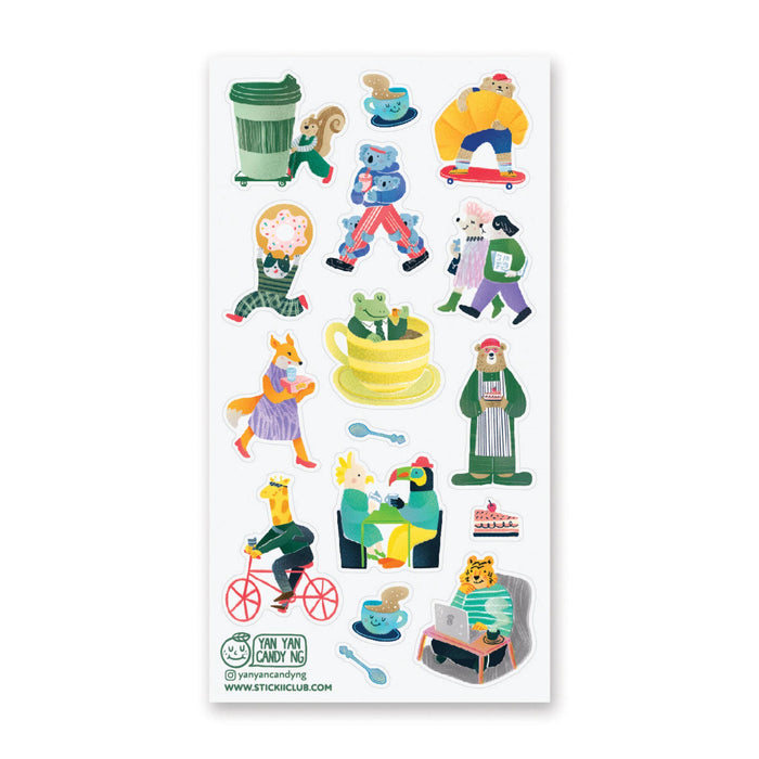 Coffee Lovers Sticker Sheet