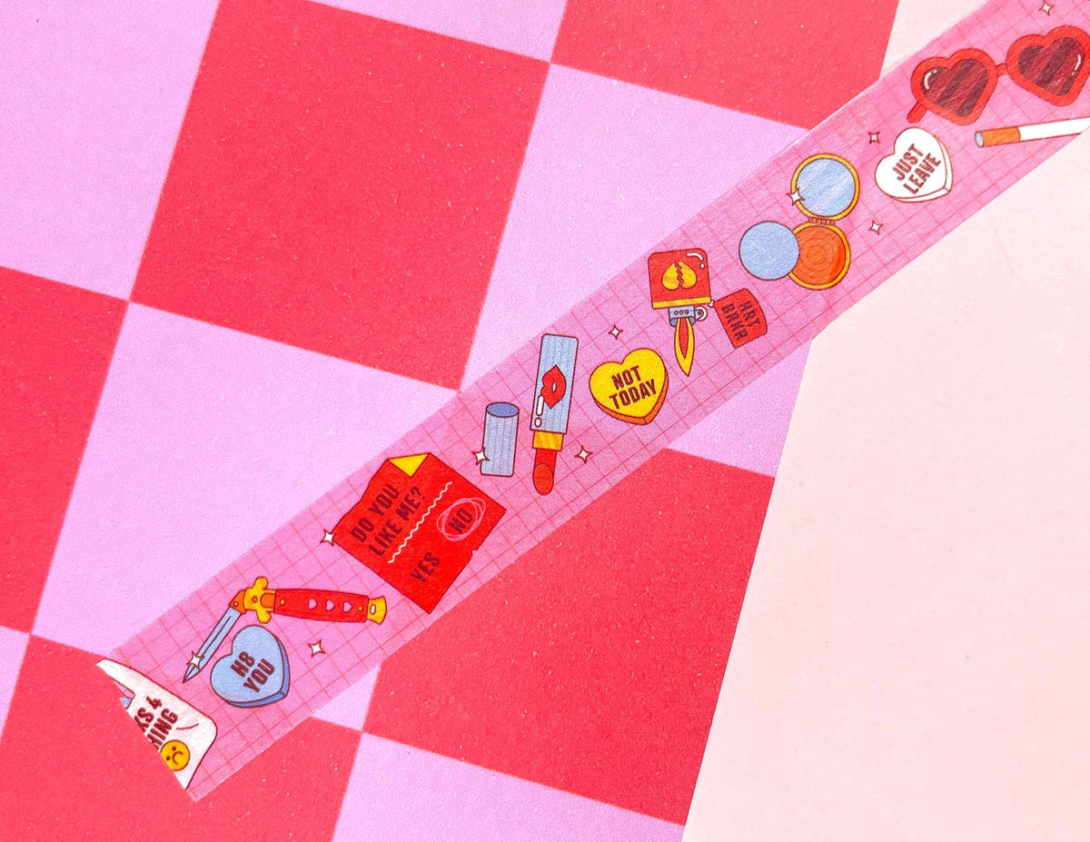 Heartbreaker Washi Tape | Valentines Day | Tough Girls | Wea