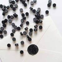 Mixed Blacks Midnight and Ink Black 100pcs sealing wax beads