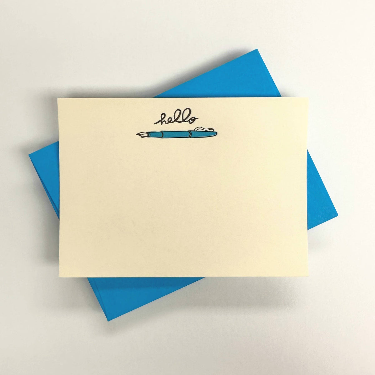 Fountain Pen Hello Flat Stationery