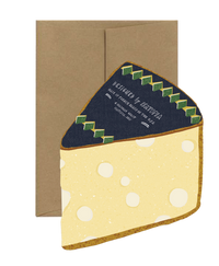Cheese Card - French Collection Die Cut