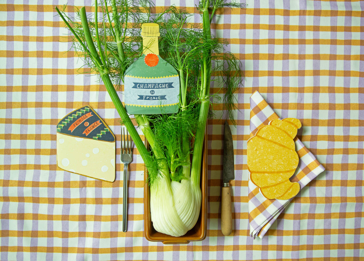 Cheese Card - French Collection Die Cut