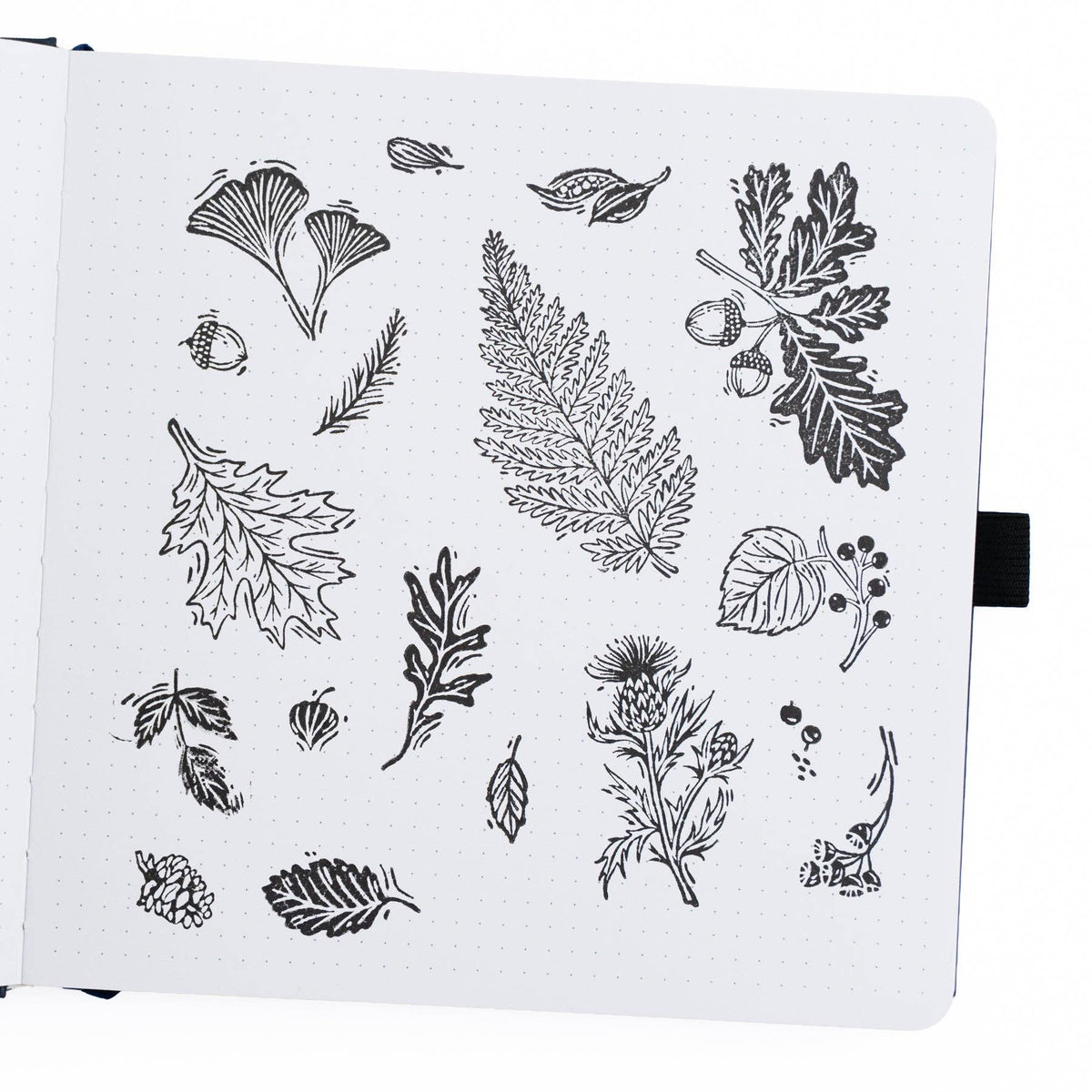 Acrylic Stamps: Forest Foliage