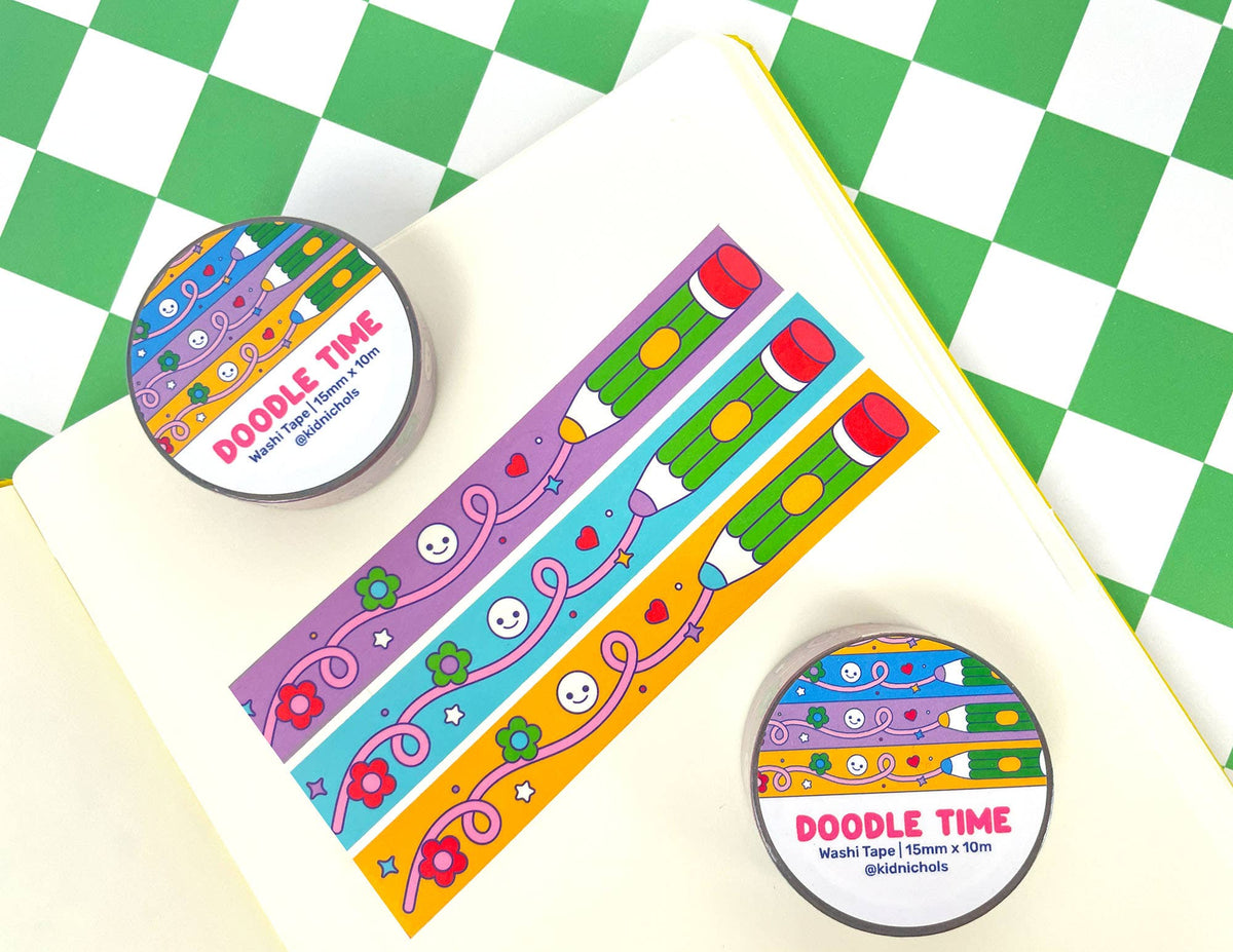 Doodle Time Washi Tape | Creativity | Drawing | Art School