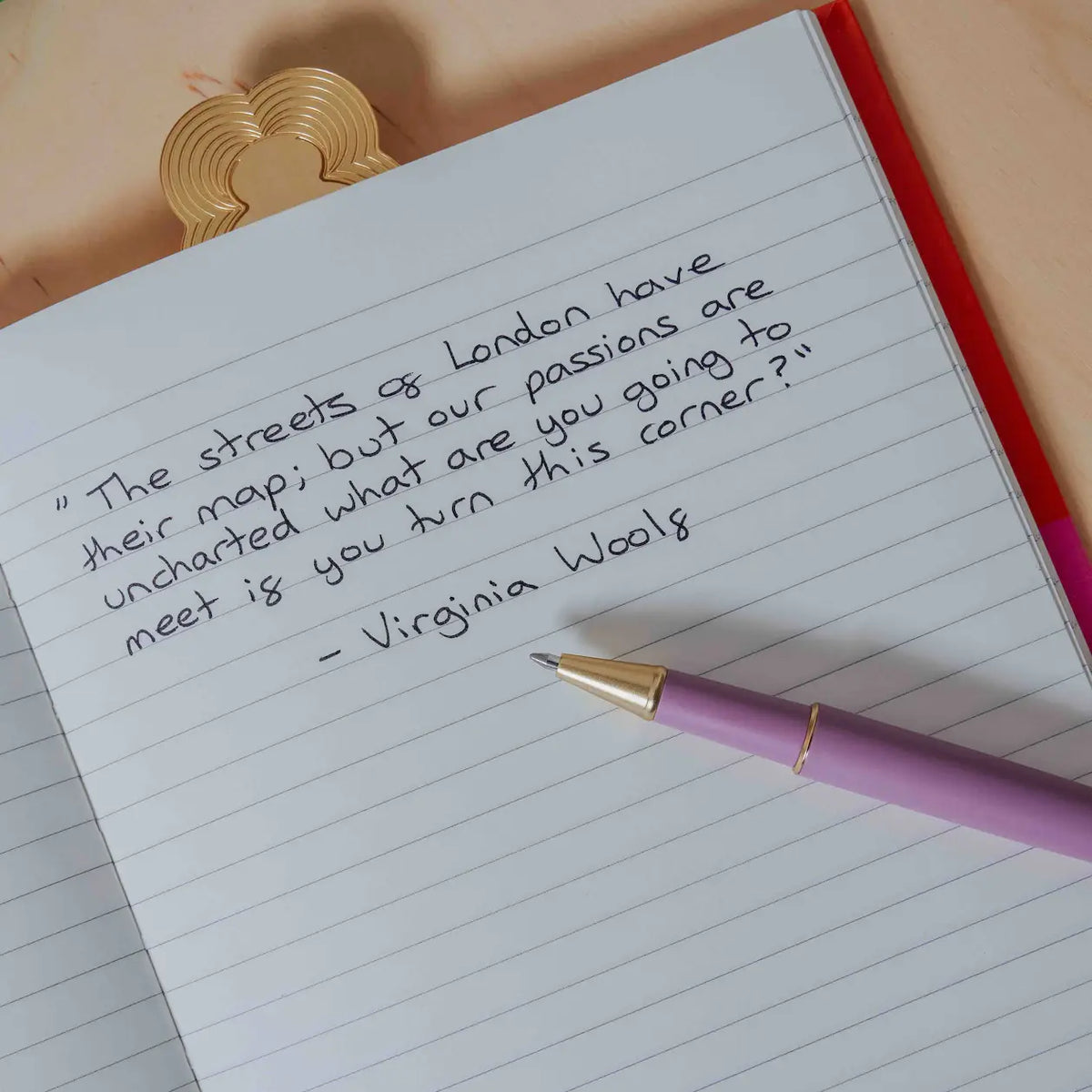 Wave Rollerball Pen: Purple