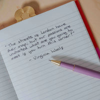 Wave Rollerball Pen: Purple