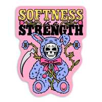 Softness is a Strength Sticker