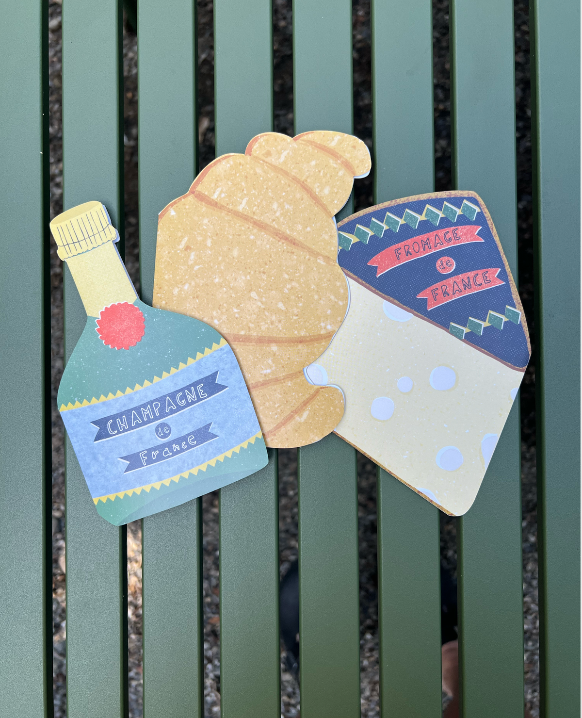 Cheese Card - French Collection Die Cut