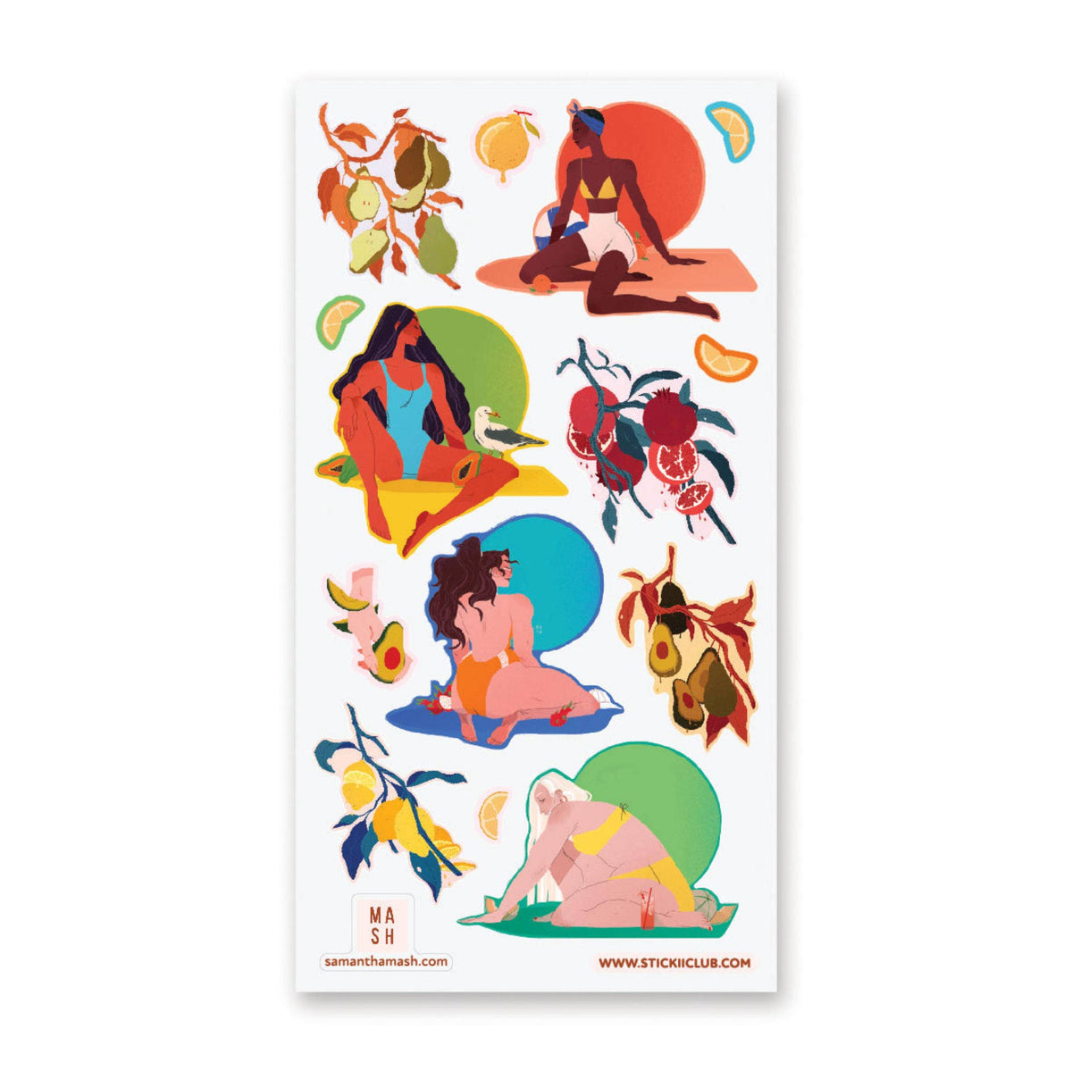 Lounge Goals Sticker Sheet