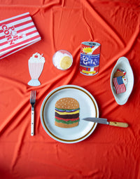 Hamburger Card - American Collection Die Cut