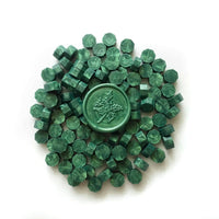 Forest Green 100pcs sealing wax beads