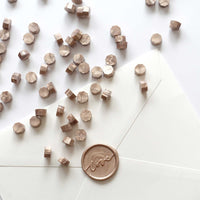 Champagne 100pcs sealing wax beads
