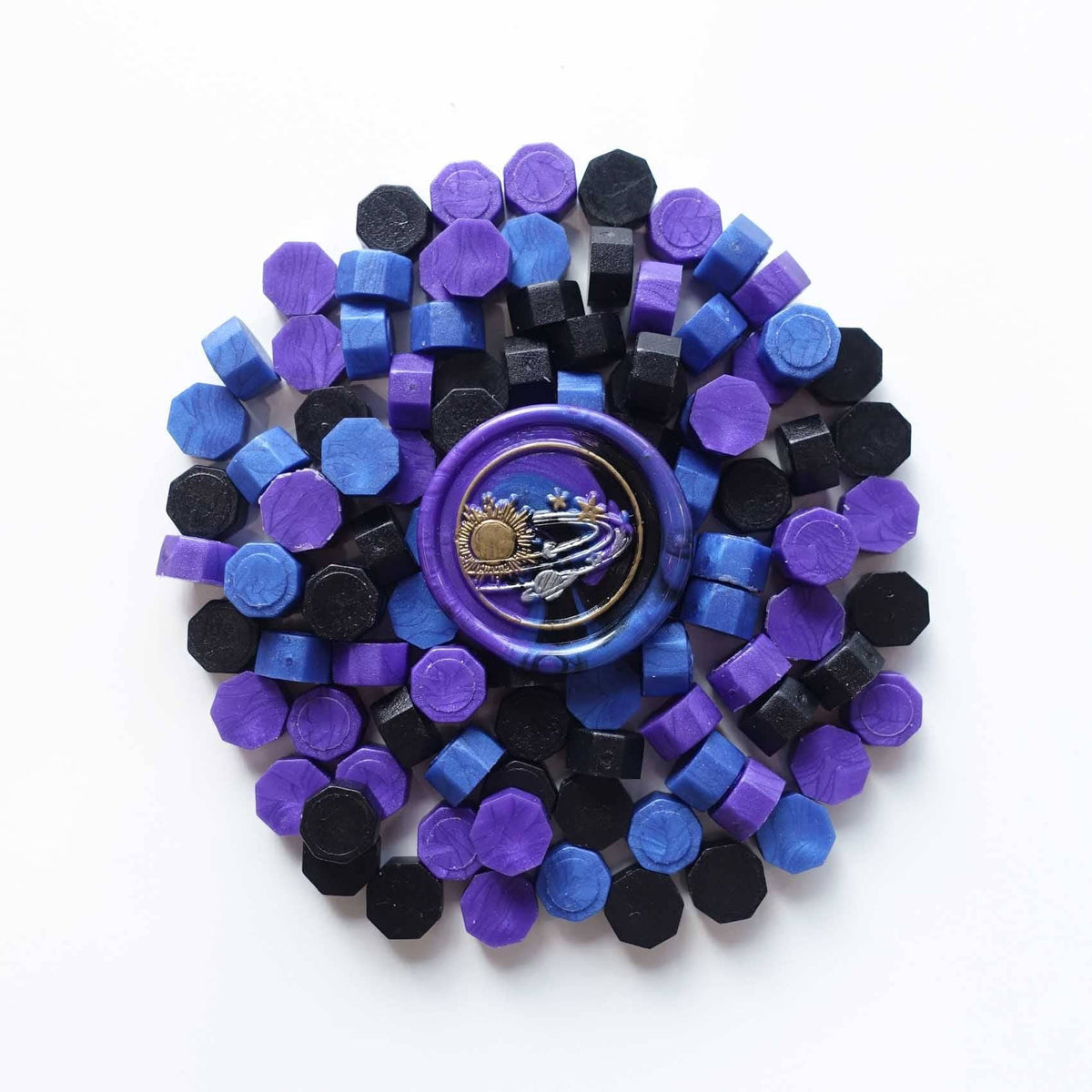 Galactic Mix 100pcs sealing wax beads
