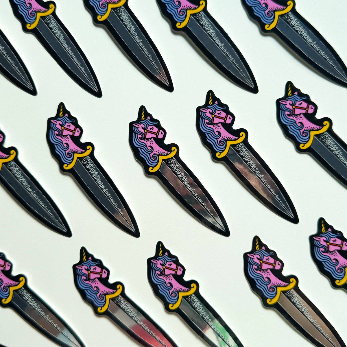 UNICORN DAGGER STICKER