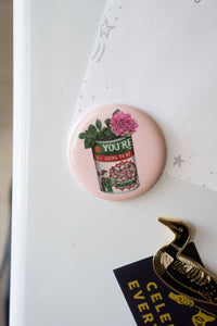 Just Fine Magnet | Strong Fridge Magnet