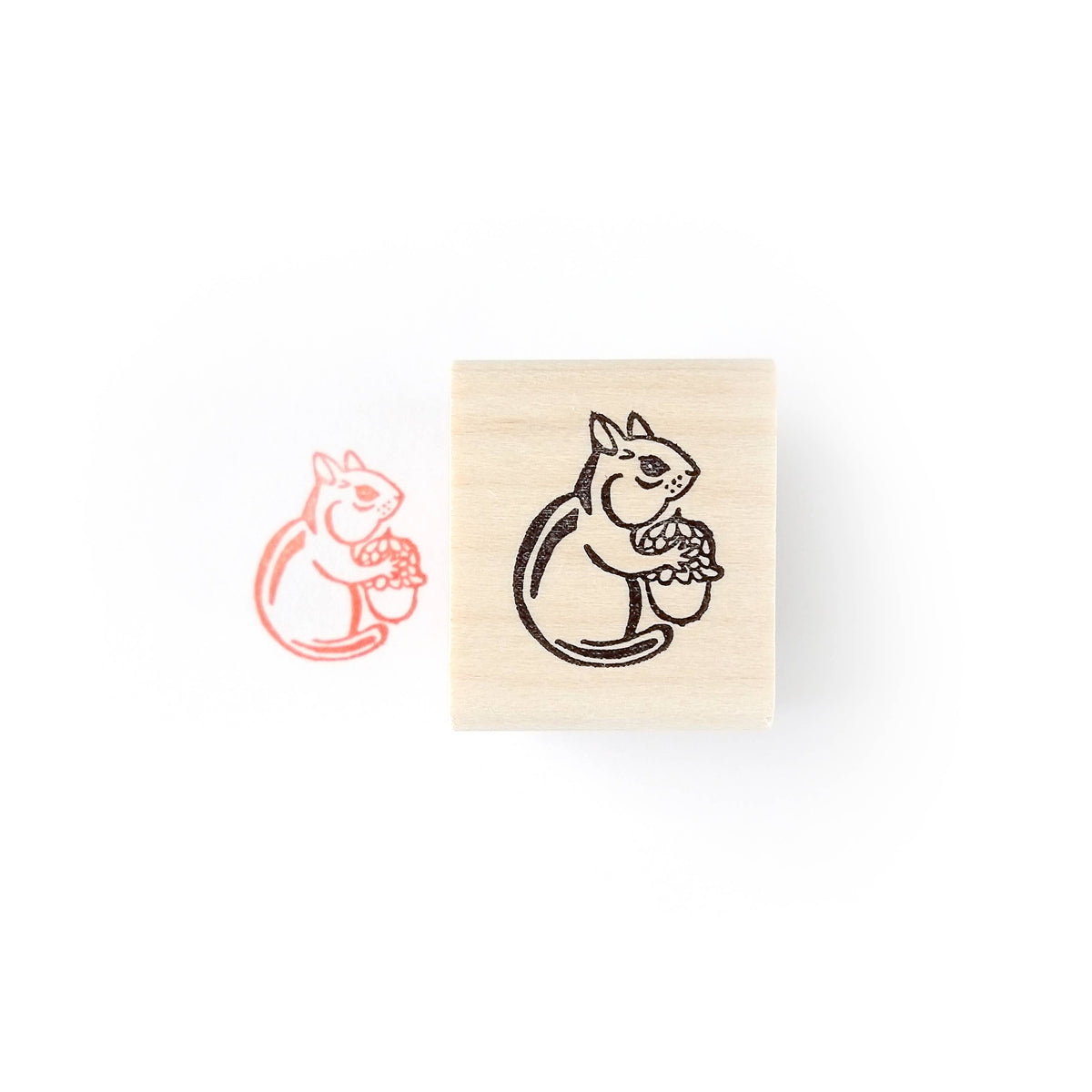 Chipmunk Rubber Stamp