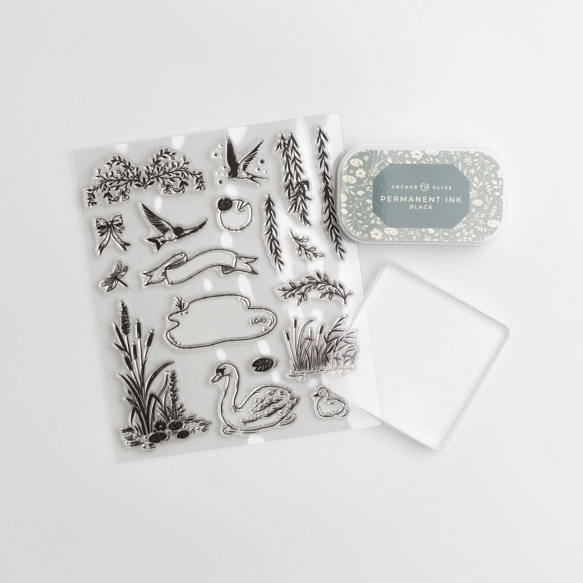 Beneath the Willows Stamp Set