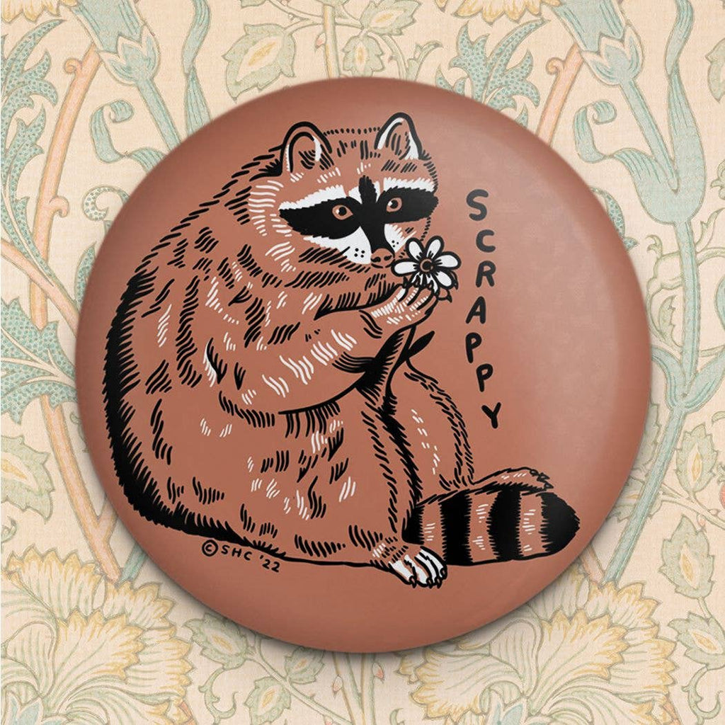Scrappy Raccoon Magnet – Dear Ollie