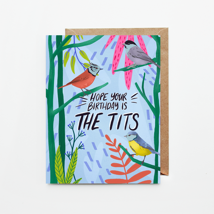 Hope Your Birthday is the Tits Card