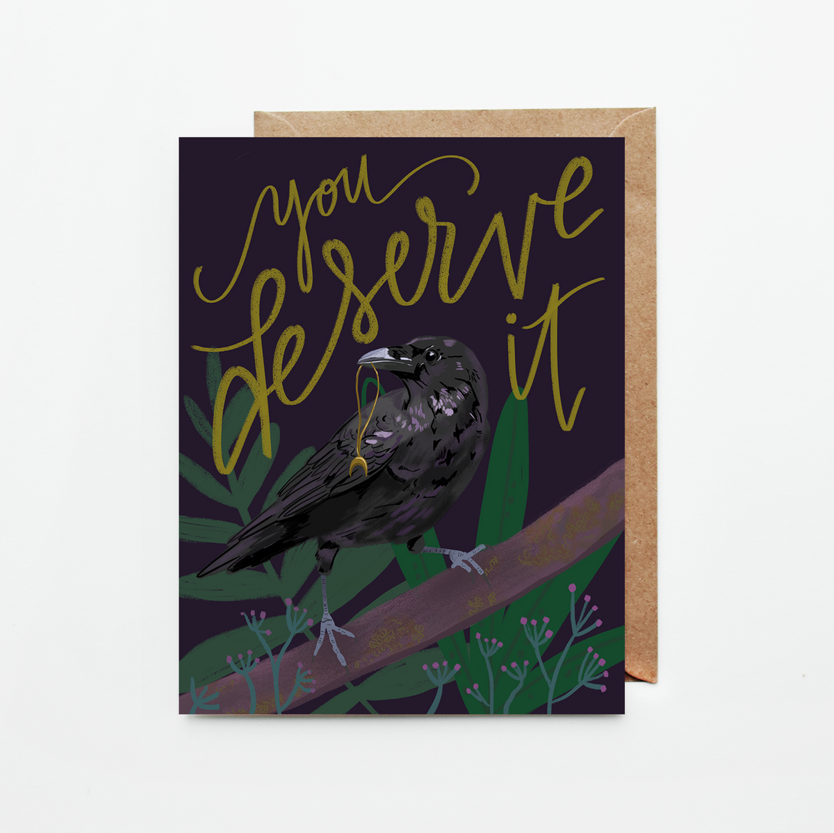 you deserve it encouragement card sara pulver