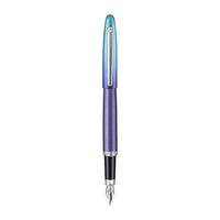 Sheaffer VFM 9430 Expressions Blue and Purple Pearlised Gradient Fountain Pen with Chrome-Plated Trims