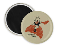 Croissant Cutie Cartoon Illustrated Magnet