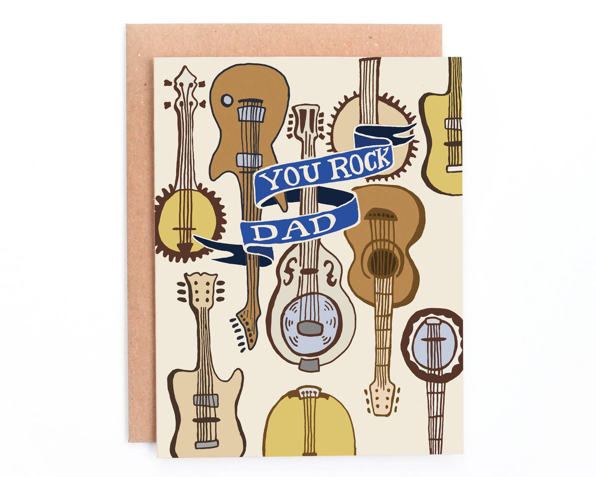 You Rock Dad Father's Day Card