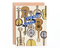 You Rock Dad Father's Day Card