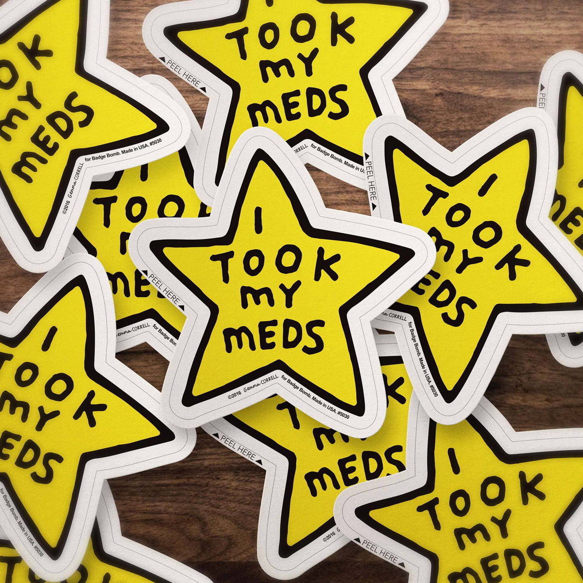 Gemma Correll - I Took My Meds Sticker