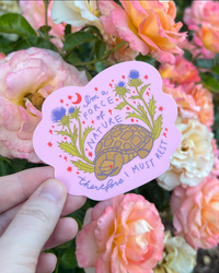 Turtle Time Vinyl Sticker