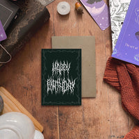 Green Metal, Birthday Card