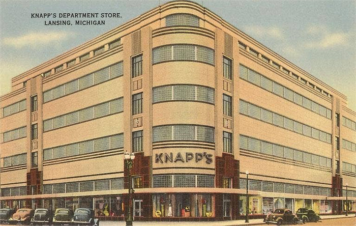 Greeting Card MI-296 Knapps Department Store, Lansing
