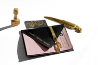 I love you old english rubber stamp envelope wrapping decor