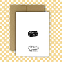 STAR THANK YOU Greeting Card