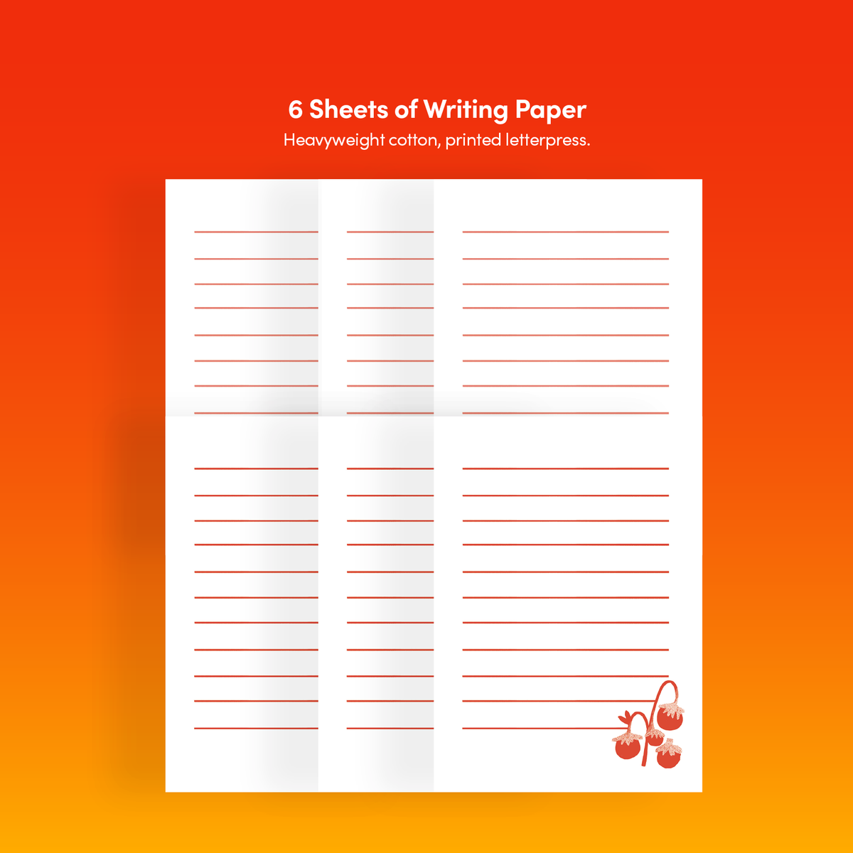 Tomato Letter Writing Kit