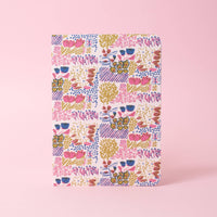 Garden Plots Pattern B6 Blank Notebook