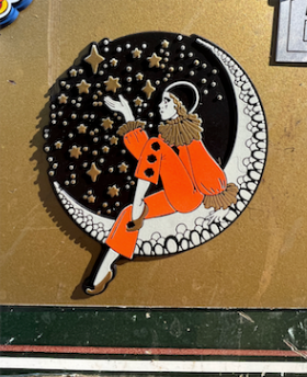 MAGNET Pierrot Clown Rubber Magnet