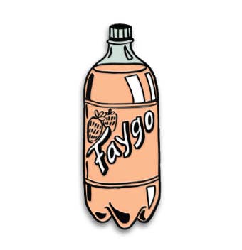 Faygo Enamel Pin