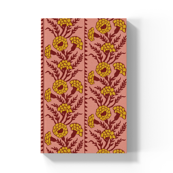 Pompom Carnation  Soft Touch Classic Layflat Notebook Journa