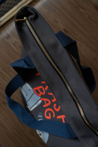 Trash Bag Big Zip Tote