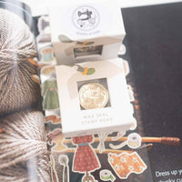 Sewing & Yarn wax seal stamp, wax seal kit or stamp head