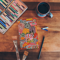 Golden Hour Soft Touch Layflat Notebook with Foil | LFC2270L