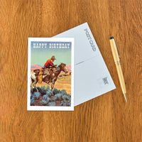 Postcard HB-389 Happy Birthday, Day Herdin'