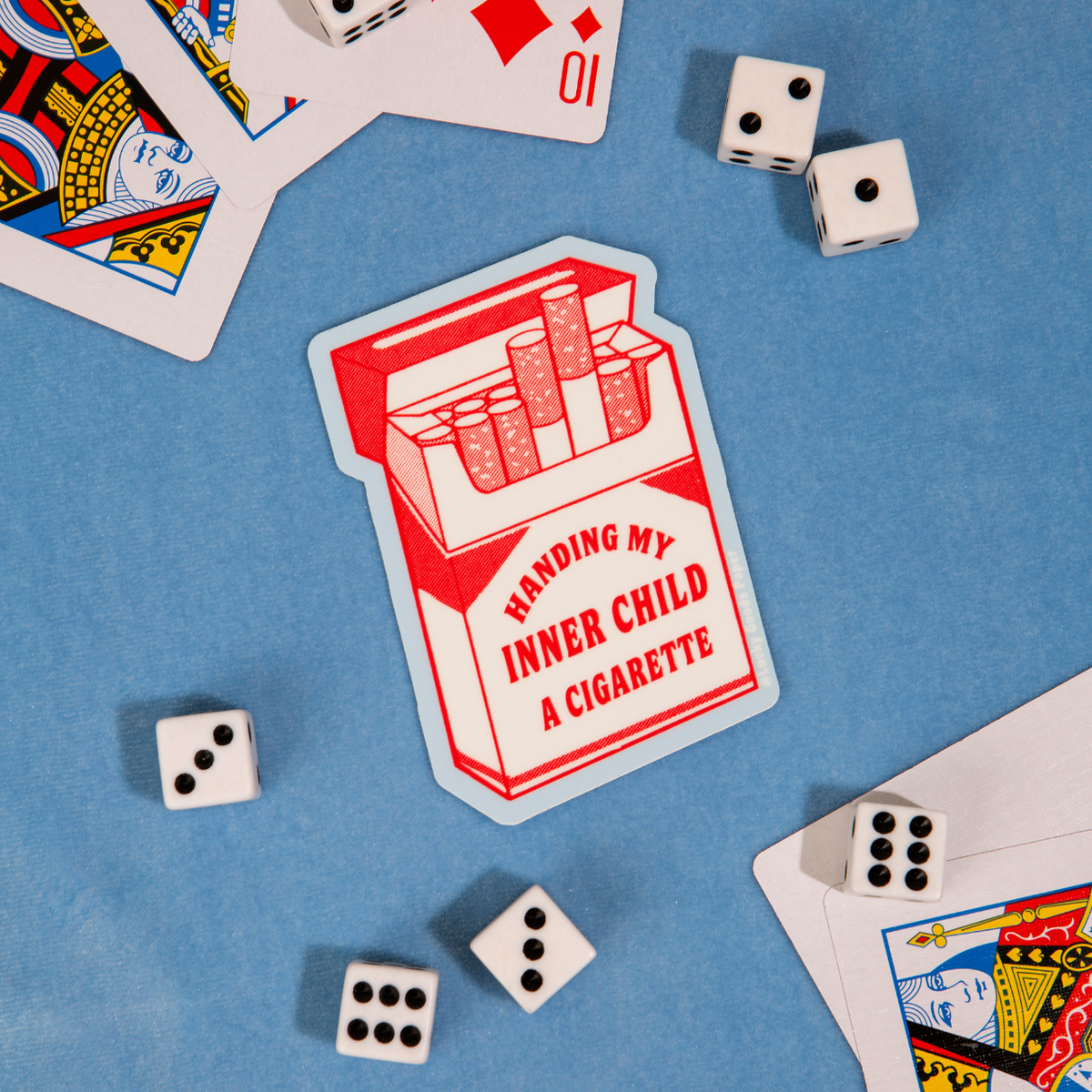 Inner Child Cig – Matte Vinyl Sticker