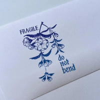 Fragile Do Not Bend Stamp | Snail Mail & Package