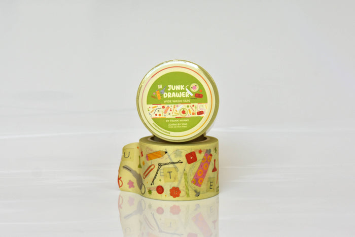 Junk Drawer 30mm Wide, Decorative Washi Tape