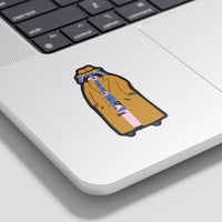 Vinyl Sticker - Trenchcoat Raccoons