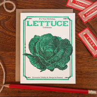 Vintage Lettuce Seed Pack