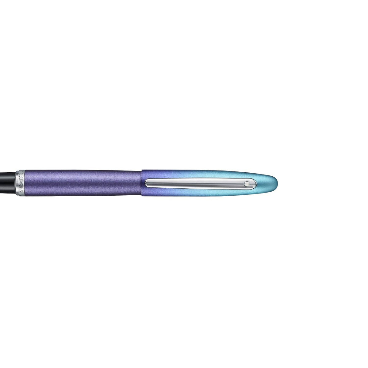 Sheaffer VFM 9430 Expressions Blue and Purple Pearlised Gradient Fountain Pen with Chrome-Plated Trims